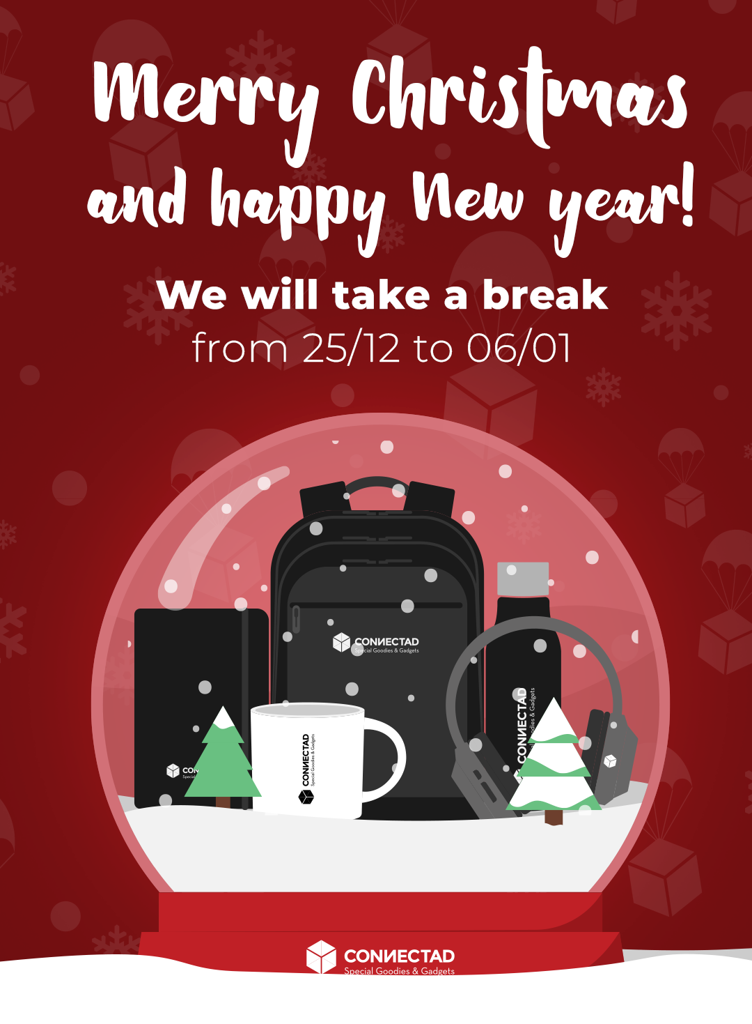 Merry christmas and happy new year from Connectad